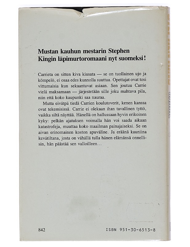 Carrie - King, Stephen - Romaanit ja novellit - 10105455795 - 1