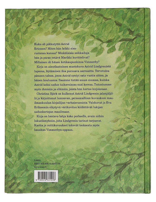 Astrid Lindgrenin lapsuuden maailma - Björk, Christina - Lastenkirjat - 10105455805 - 1