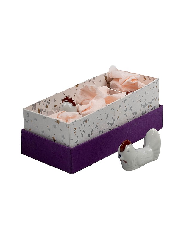 Keraaminen syömäpuikkotelinesetti, 5 osaa - Muut astiat - 10105455833 - 1