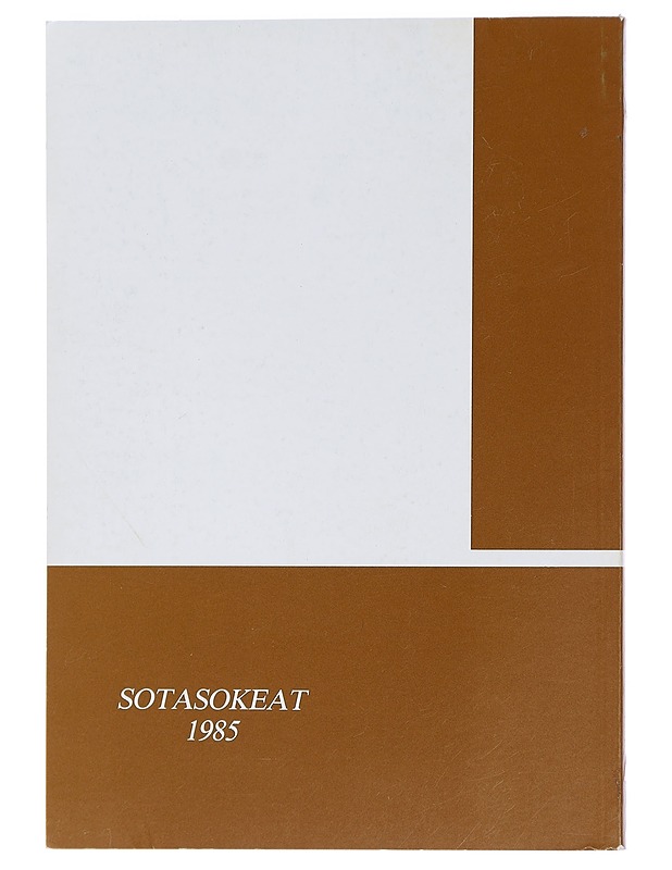 Muistoja Lapin sodasta : Sotasokeat ry:n kevätjulkaisu 1985 - Ahto, Sampo - Elämäkerrat ja muistelmat - 10105455884 - 1