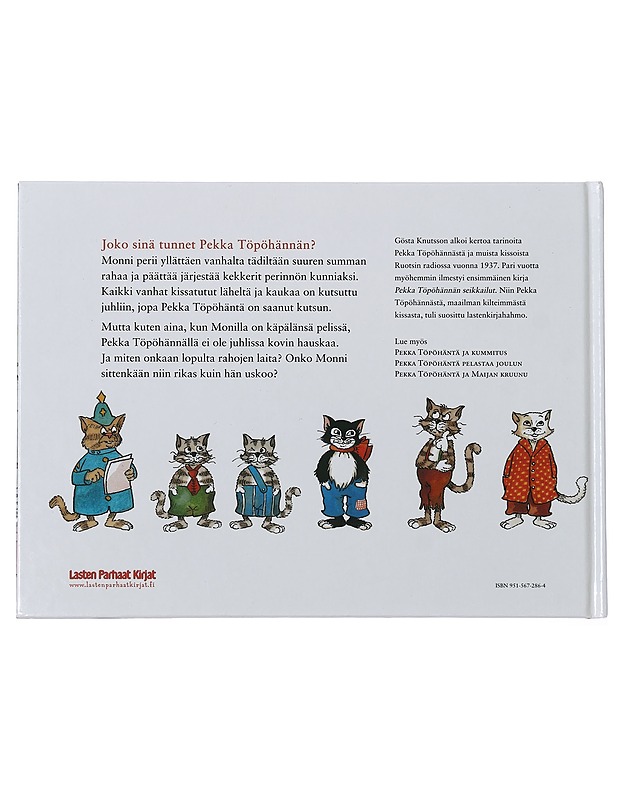 Pekka Töpöhäntä ja rikas Monni - Knutsson, Gösta - Lastenkirjat - 10105455909 - 1