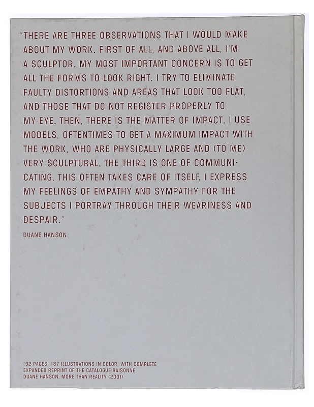 Duane Hanson : sculptures of the American dream - Hanson, Duane - Harrastekirjat - 10105455935 - 1