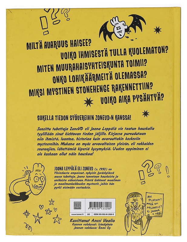 ZoneVD kiehtovan tiedon jäljillä - Leppälä, Joona - Nuorten kirjat - 10105455954 - 1