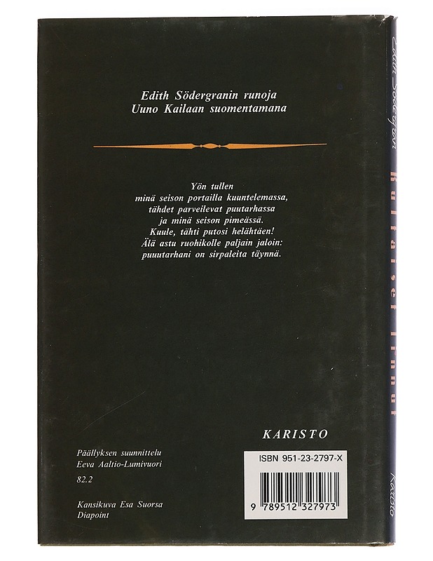 Kultaiset linnut - Södergran, Edith - Tietokirjat ja oppaat - 10105455964 - 1