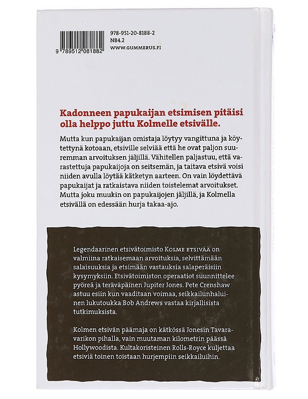 3 etsivää ja änkyttävä papukaija - Robert Arthur - Romaanit ja novellit - 10105455977 - 1