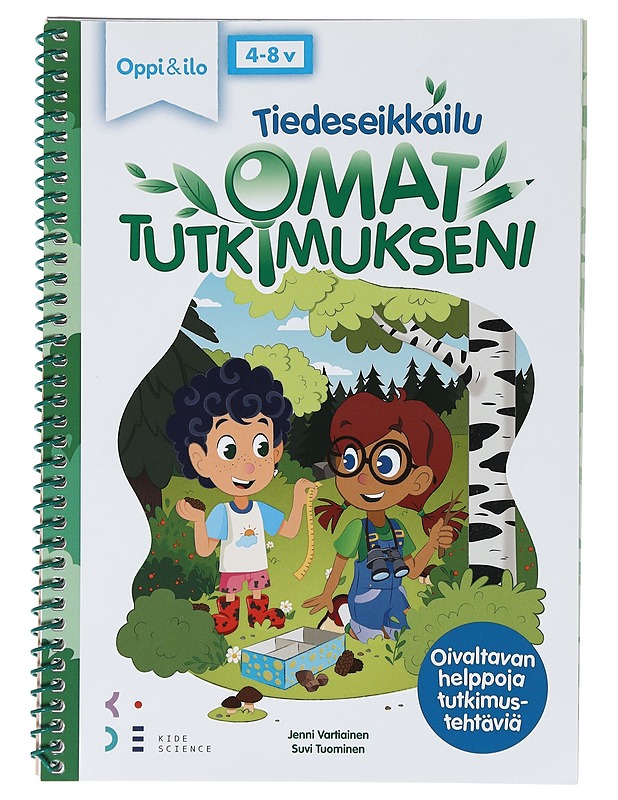Tiedeseikkailu : omat tutkimukseni - Vartiainen, Jenni - Lastenkirjat - 10105456002 - 0