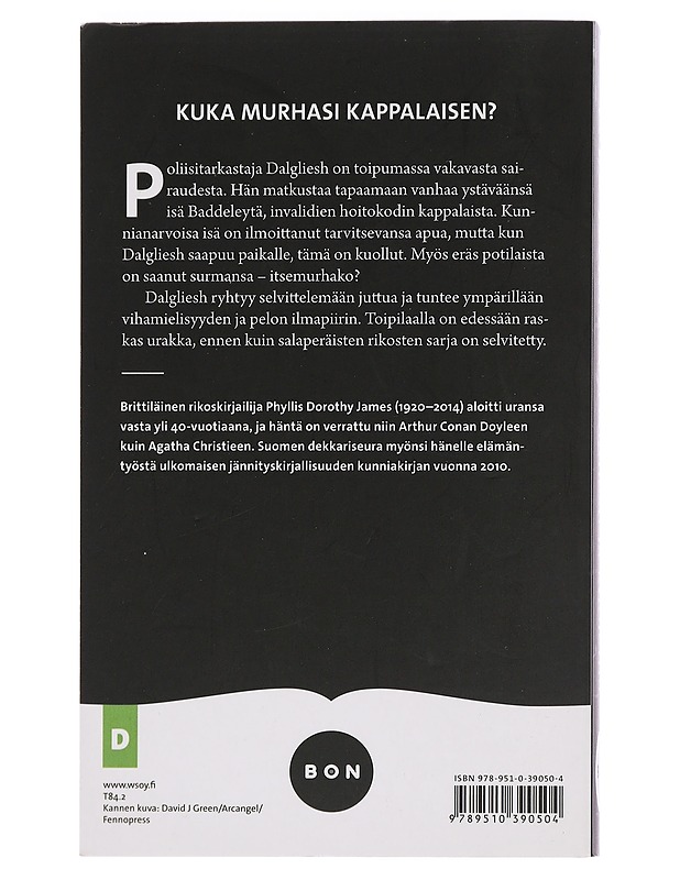 Dalgliesh ja kuolema - James, P. D. - Jännitys ja dekkarit - 10105456027 - 1
