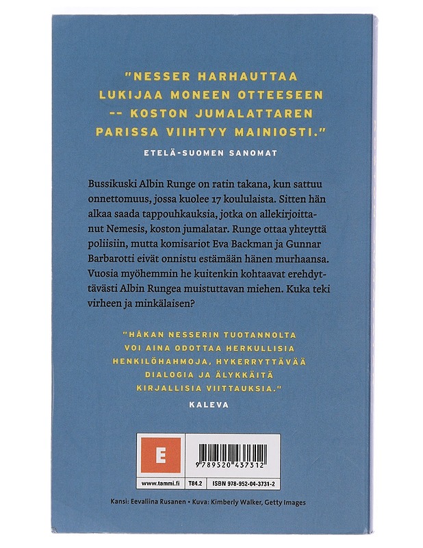 Koston jumalatar - Nesser, Håkan - Jännitys ja dekkarit - 10105456030 - 1