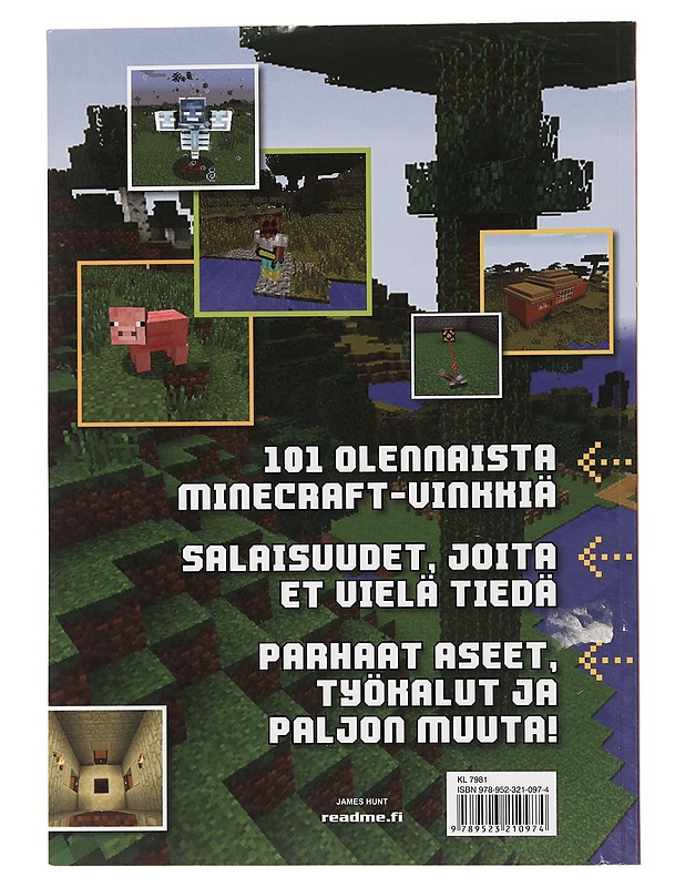 Minecraft salaisuudet : 100 nerokasta vinkkiä - Hunt, James - Lastenkirjat - 10105456113 - 1