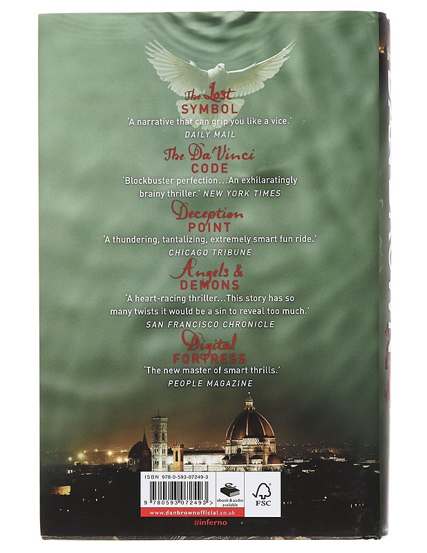 Inferno - Dan Brown - Romaanit ja novellit - 10105456125 - 1