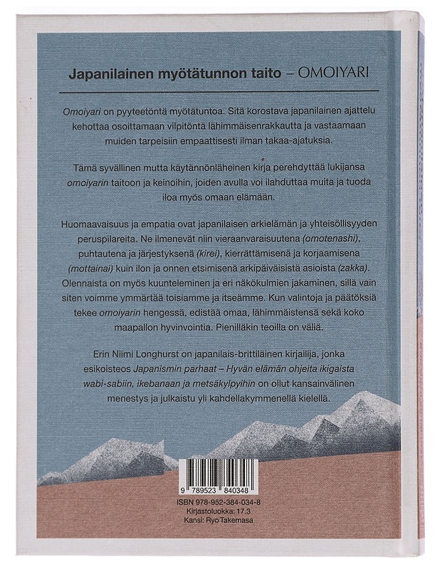 Japanilainen myötätunnon taito : omoiyari - Longhurst, Erin Niimi - Kirja lahjaksi - 10105456163 - 1