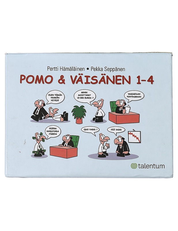 Pomo & Väisänen 1-4 - Pertti Hämäläinen - Sarjakuvat - 10105456179 - 1