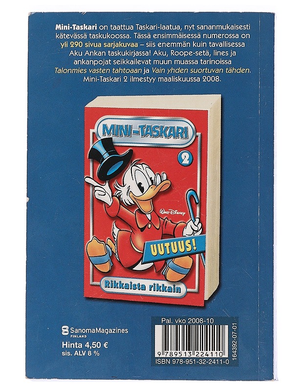 Aku on ykkönen - Disney, Walt - Sarjakuvat - 10105456194 - 1