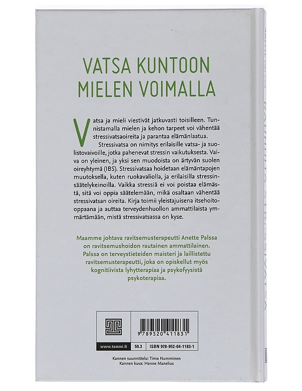 Rauhoita stressivatsa : löydä mielen ja vatsan toimiva yhteys - Palssa, Anette - Tietokirjat ja oppaat - 10105456196 - 1