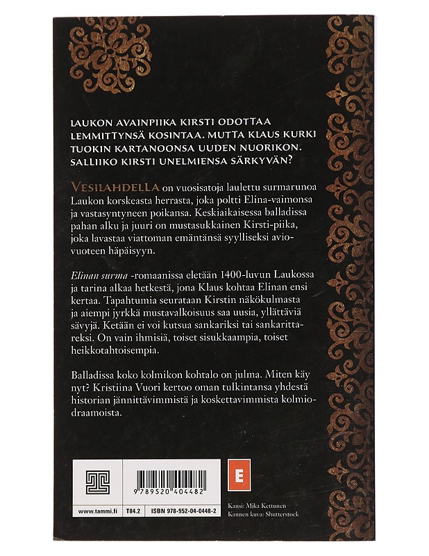 Elinan surma - Kristiina Vuori - Romaanit ja novellit - 10105456231 - 1