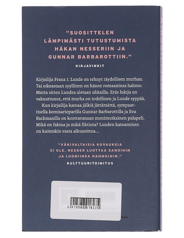 Kirjailijan viimeiset päivät - Nesser, Håkan - Jännitys ja dekkarit - 10105456238 - 1