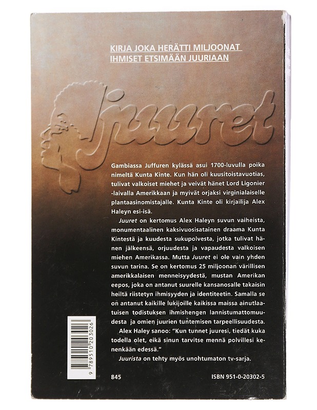 Juuret - Haley, Alex - Romaanit ja novellit - 10105456242 - 1