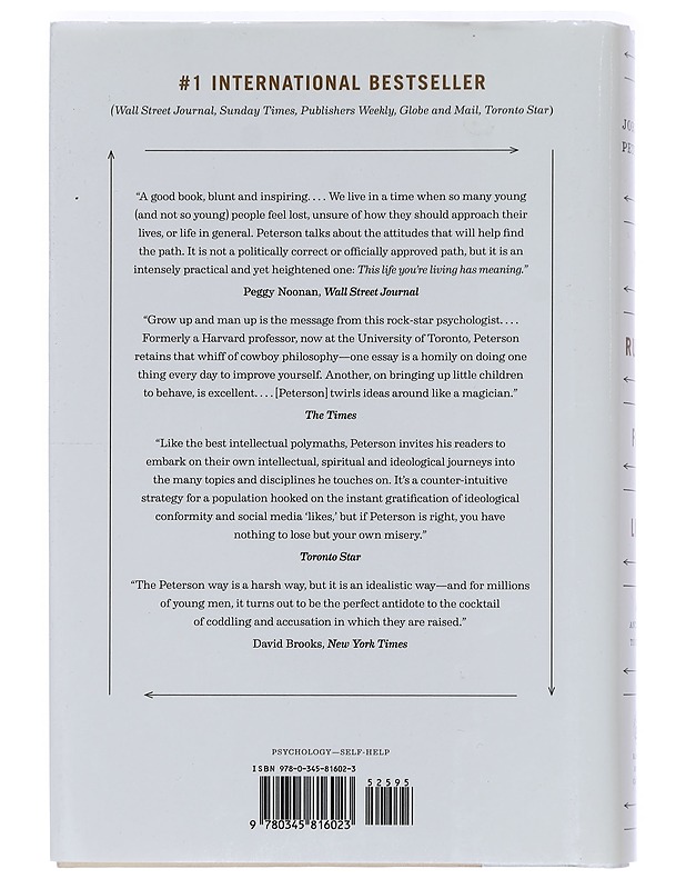 12 rules for life : an antidote to chaos - Peterson, Jordan B. - Tietokirjat ja oppaat - 10105456323 - 1
