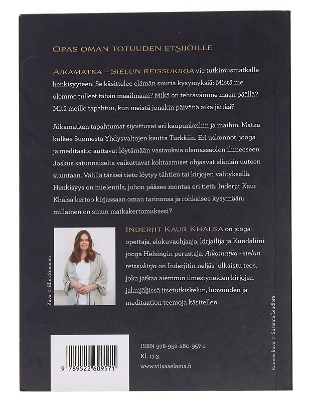 Aikamatka : sielun reissukirja - Inderjit Kaur Khalsa - Tietokirjat ja oppaat - 10105456378 - 1