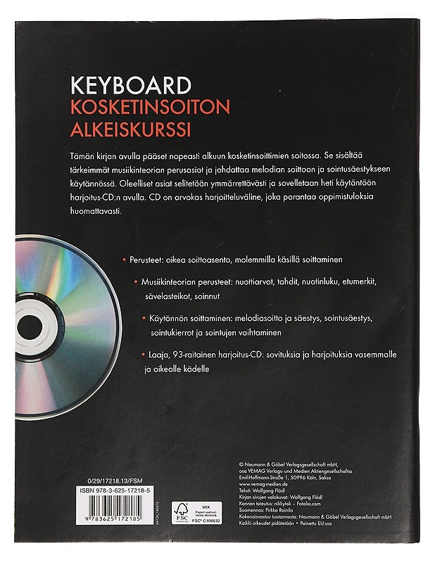 Keyboard : kosketinsoiton alkeiskurssi - Flödl, Wolfgang - Tietokirjat ja oppaat - 10105456381 - 1