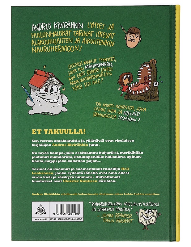 Kun Musti muni mummon - Kivirähk, Andrus - Lastenkirjat - 10105456395 - 1