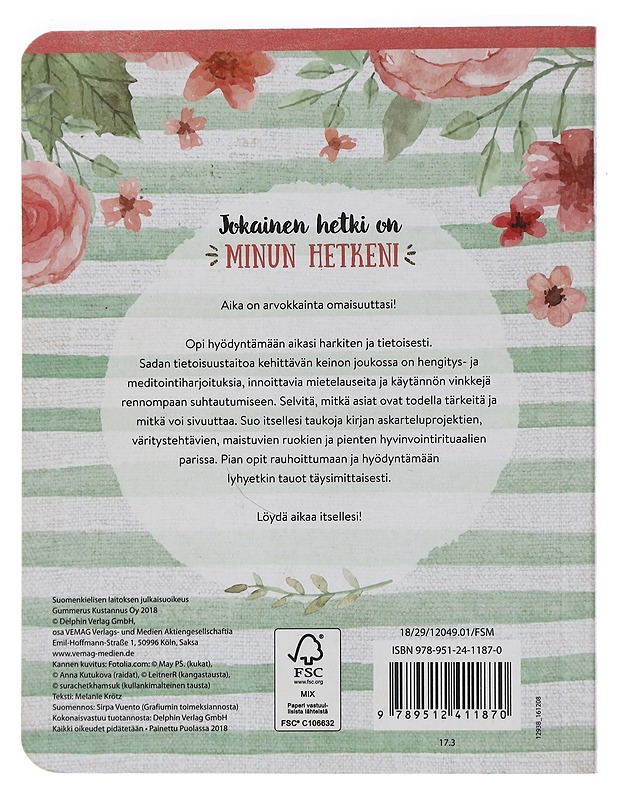 Aikaa itselle : 100 tietä tietoiseen läsnäoloon - Krötz, Melanie - Tietokirjat ja oppaat - 10105456406 - 1