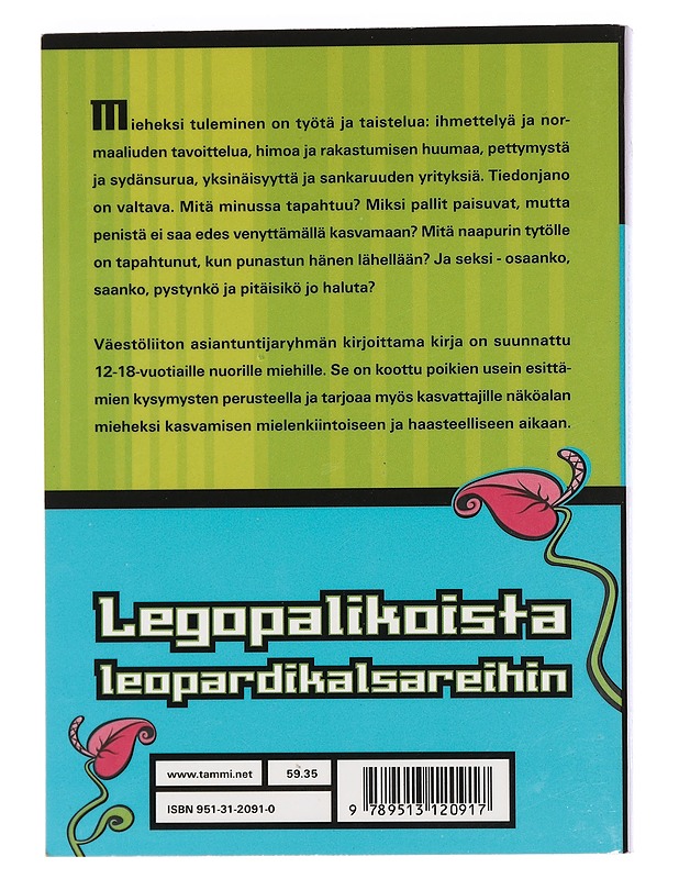 Legopalikoista leopardikalsareihin - Cacciatore, Raisa - Hyvinvointikirjat - 10105456413 - 1