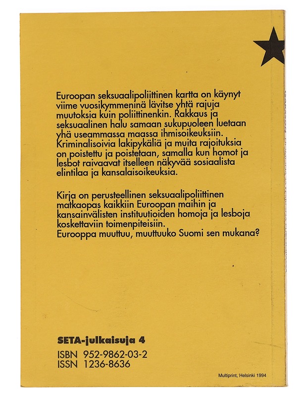 Homona ja lesbona Euroopassa - Eva Isaksson - Tietokirjat ja oppaat - 10105456465 - 1