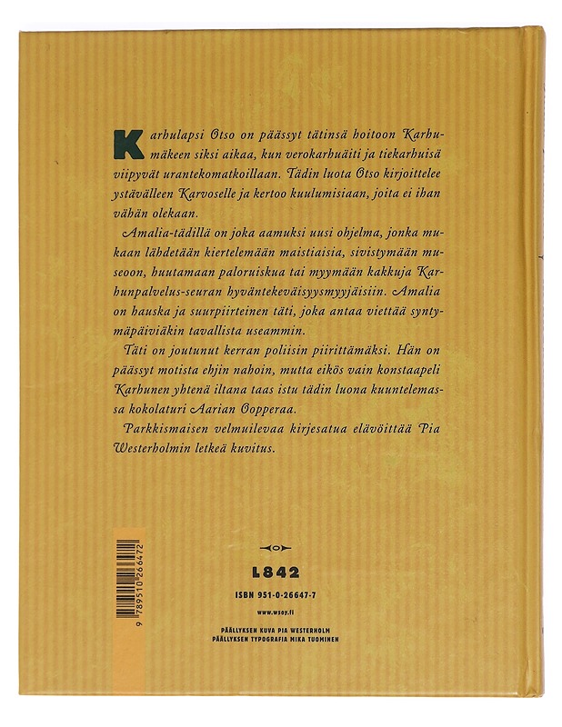 Karhukirjeitä Karvoselle - Parkkinen, Jukka - Lastenkirjat - 10105456467 - 1
