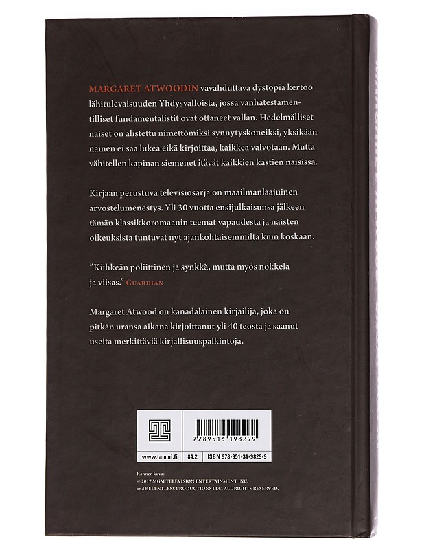 Orjattaresi - Atwood, Margaret - Fantasia- ja scifi - 10105456490 - 1