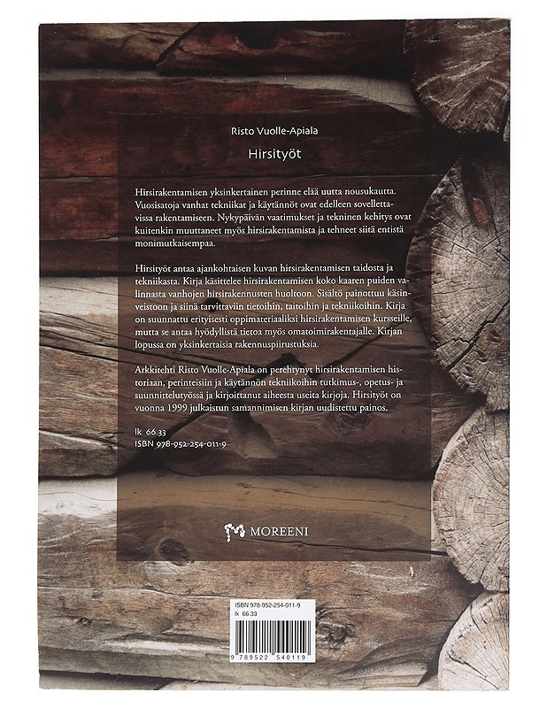 Hirsityöt - Vuolle-Apiala, Risto - Tietokirjat ja oppaat - 10105456484 - 1
