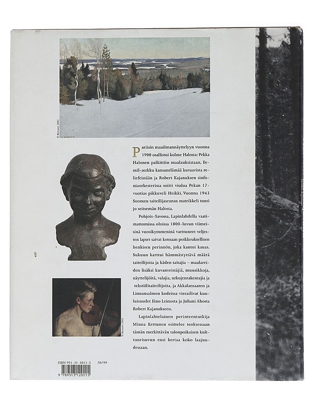 Halosen taiteilijasuku - Minna Kettunen - Elämäkerrat ja muistelmat - 10105456492 - 1