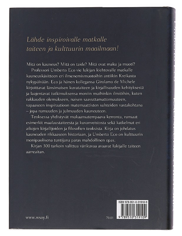 Kauneuden historia - Michele, Girolamo de - Historiakirjat - 10105456536 - 1