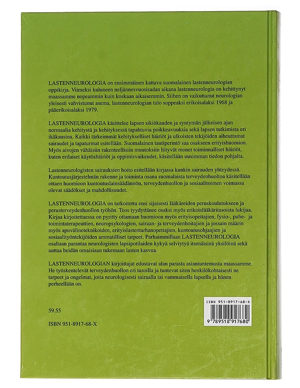 Lastenneurologia - Duodecim - Tietokirjat ja oppaat - 10105456547 - 1