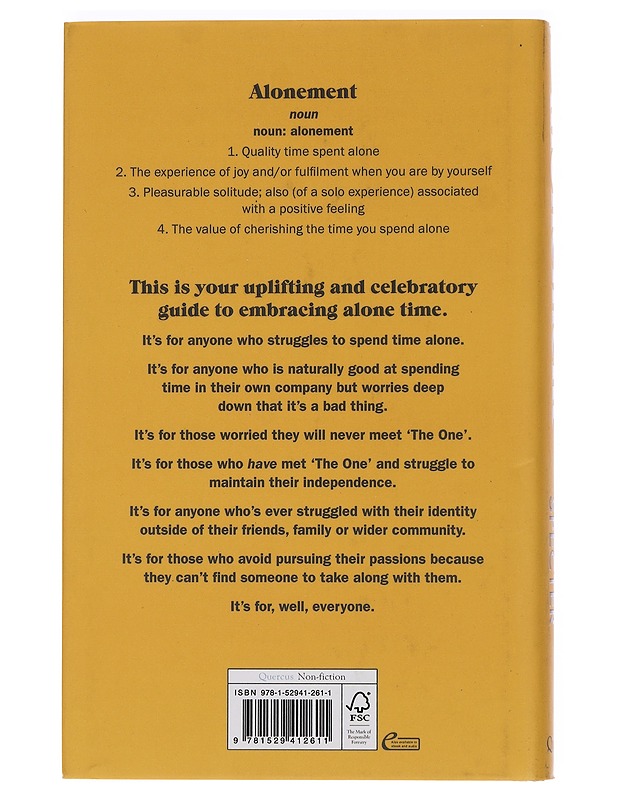 Alonement: How to Be Alone & Absolutely Own It - Francesca Specter - Harrastekirjat - 10105456570 - 1