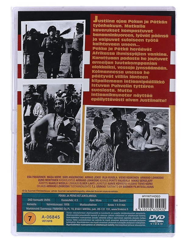 Pekka ja Pätkä ketjukolarissa - DVD - DVD-elokuvat - 10105456580 - 1