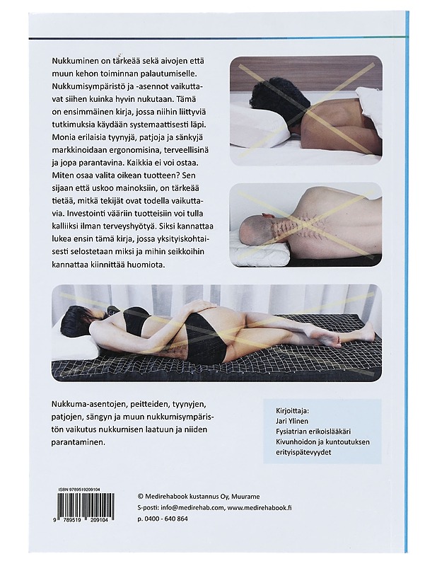 Nukkumisergonomia - Ylinen, Jari - Tietokirjat ja oppaat - 10105456593 - 1
