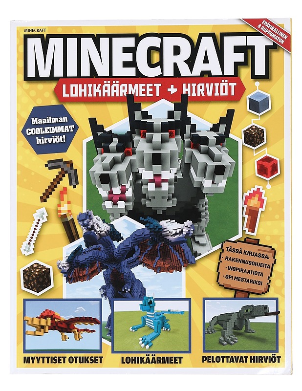 Minecraft : lohikäärmeet+hirviöt - Stanford, Sara - Fantasia- ja scifi - 10105456616 - 0