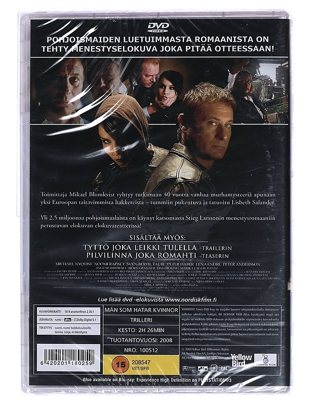 Miehet jotka vihaavat naisia - DVD - DVD-elokuvat - 10105456629 - 1