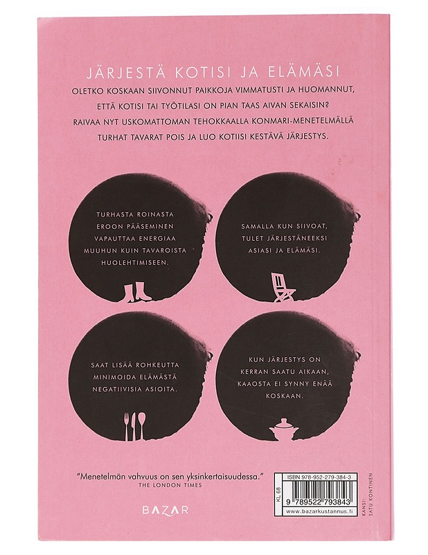 KonMari : siivouksen elämänmullistava taika - Kondo, Marie - Tietokirjat ja oppaat - 10105456641 - 1