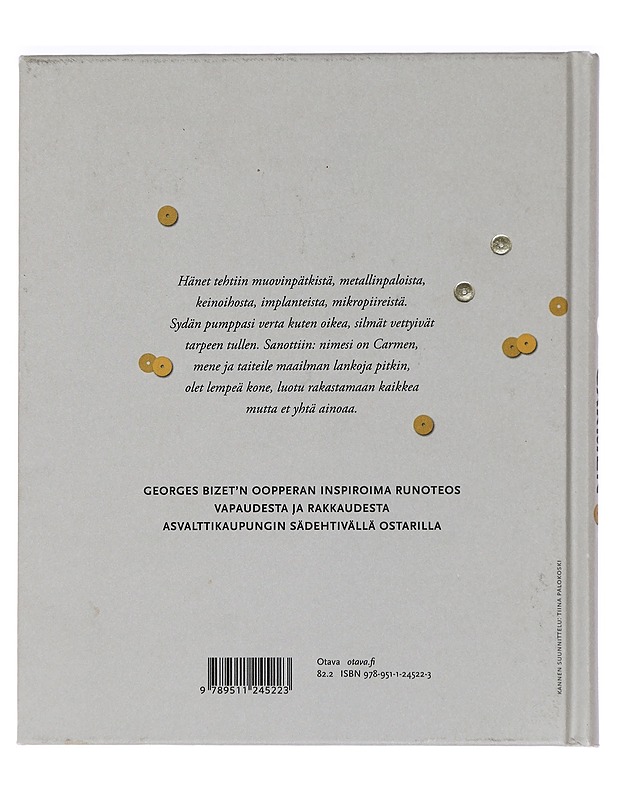 Carmen : runoja - Saila Susiluoto - Runot ja näytelmät - 10105456642 - 1
