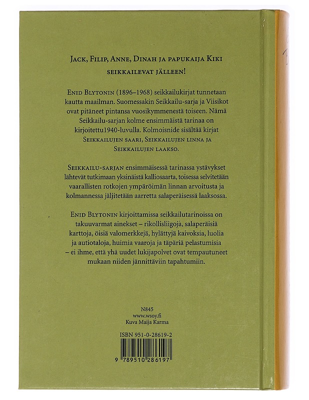 Seikkailu odottaa : Seikkailujen saari ; Seikkailujen linna ; Seikkailujen laakso - Blyton, Enid - Nuorten kirjat - 10105456647 - 1