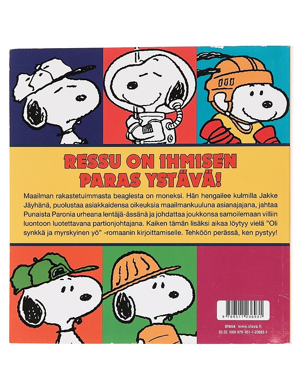 Sankarimme Ressu - Schulz, Charles M. - Sarjakuvat - 10105456667 - 1