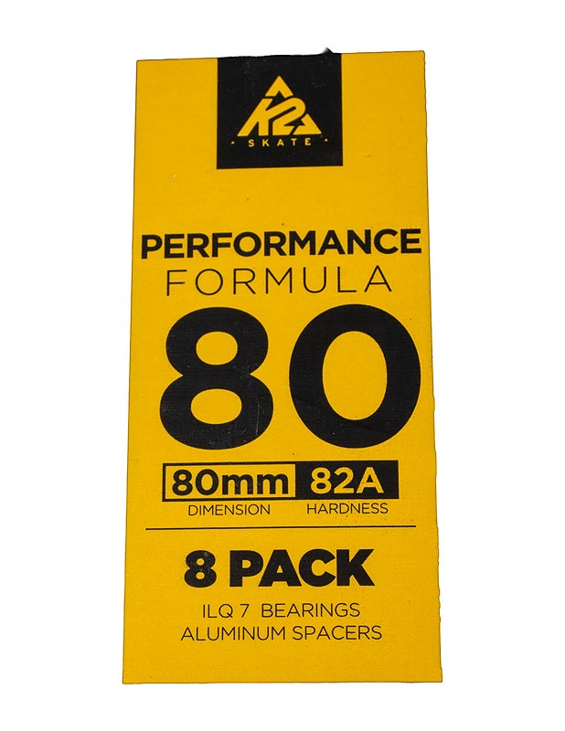 K2 Skate Performance Formula 80 - rullaluistimien varaosapaketti - Luistimet - 10105456709 - 1
