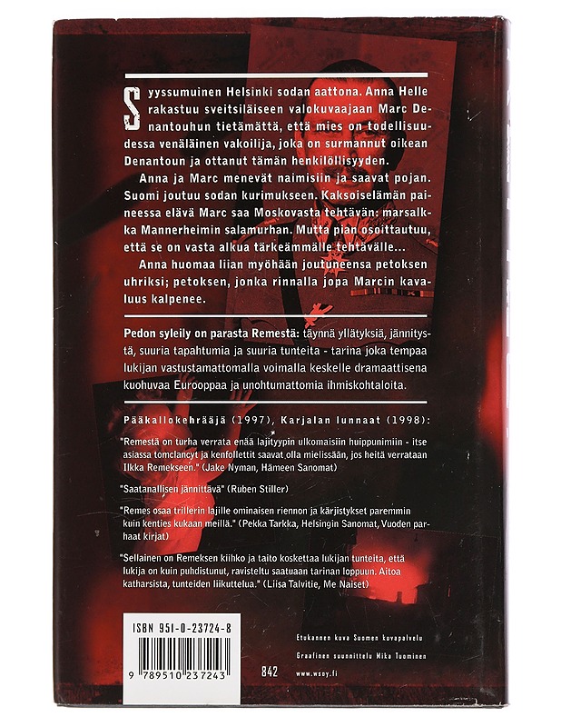 Pedon syleily - Remes, Ilkka - Jännitys ja dekkarit - 10105456719 - 1