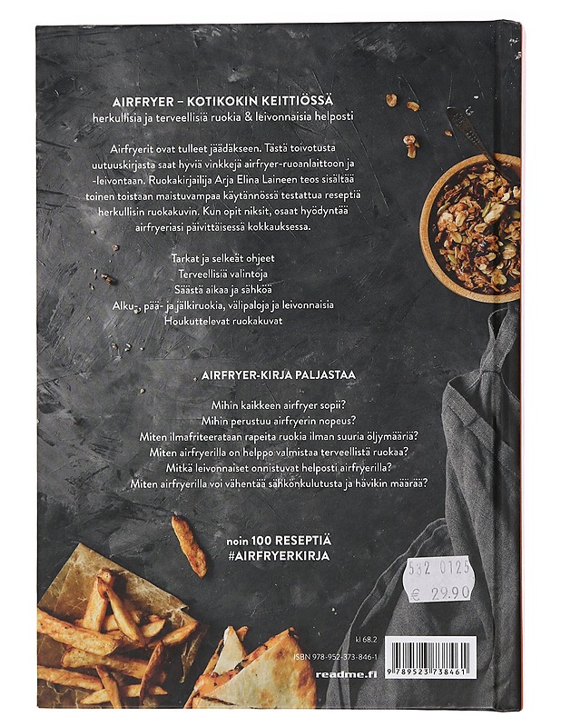 Airfryer : kotikokin keittiössä - Laine, Arja Elina - Ruokakirjat - 10105456725 - 1