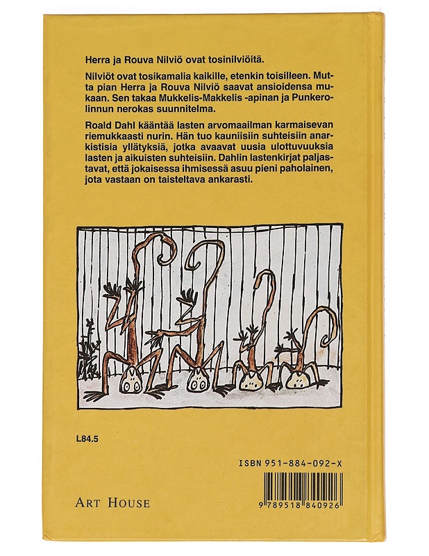 Nilviöt - Dahl, Roald - Lastenkirjat - 10105456746 - 1