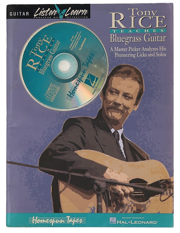 Tony Rice teaches bluegrass guitar : a master picker analyzes his pioneering licks and solos - Rice, Tony - Musiikki- ja elokuvakirjat - 10105456810 - 0
