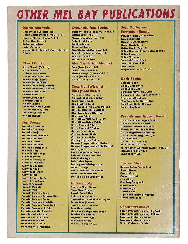 Mel Bay's Gospel Banjo - Musiikki- ja elokuvakirjat - 10105456826 - 1