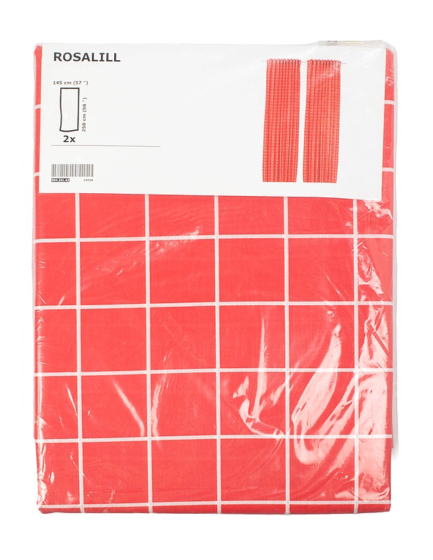IKEA Rosalill verhot, 145 x 250 cm, 2 kpl - Verhot ja kapat - 10105456835 - 0